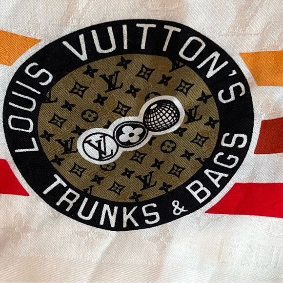 Louis Vuitton Airline Patches Scarf Shawl - Picture 2 of 7